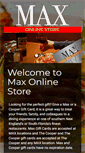 Mobile Screenshot of maxdiningcard.com